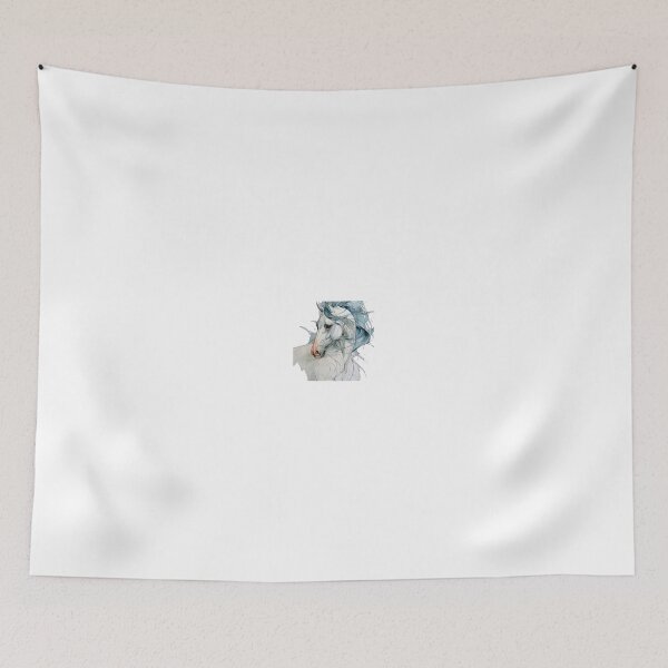 Item preview, Dreamy Watercolor White Horse - Ethereal Art designed and sold by Brandady.