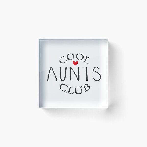 Item preview, Cool Aunts Club - Red Heart Typography designed and sold by eMKa82.