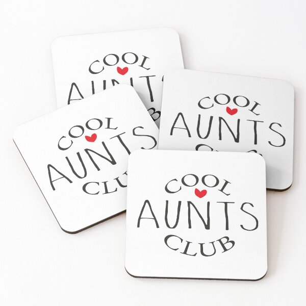 Item preview, Cool Aunts Club - Red Heart Typography designed and sold by eMKa82.