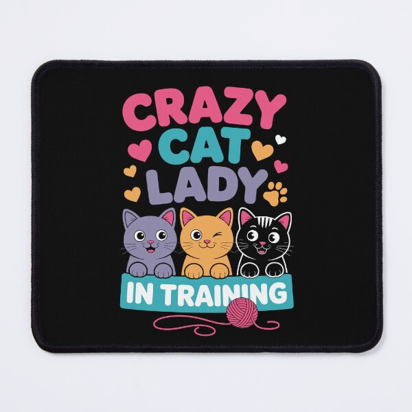 Item preview, CRAZY CAT LADY IN TRAINING designed and sold by jkrphoto.