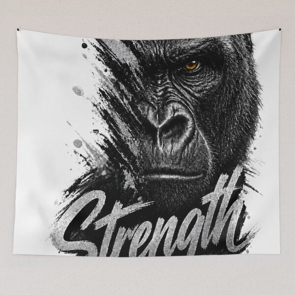Item preview, Gorilla Strength  designed and sold by FloramoonArt.