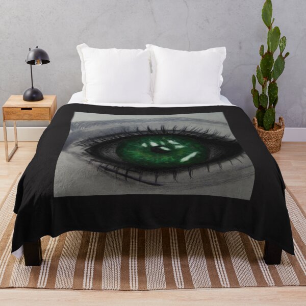 Artikelvorschau, Forest Whisper - Glossy Green Eye Pencil Art entworfen und verkauft von MAISON SYLVIE.