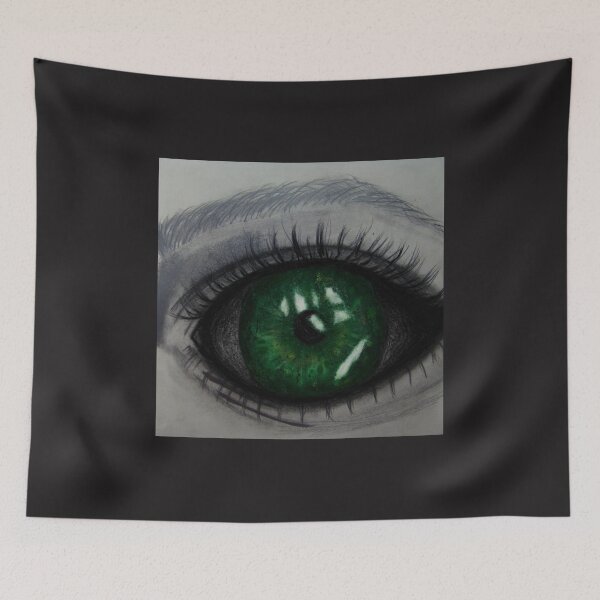 Item preview, Forest Whisper - Glossy Green Eye Pencil Art designed and sold by MAISON SYLVIE.