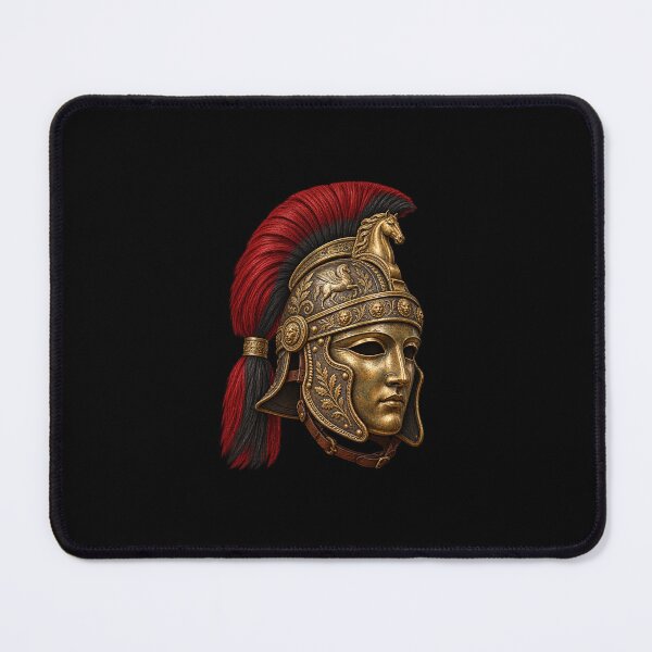 Item preview, Imperial Roman Centurion Helmet with Crest and Mask designed and sold by Odinsshop.