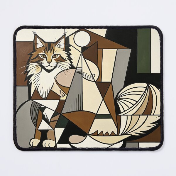Item preview, cubist animal artwork designed and sold by forget45studio.