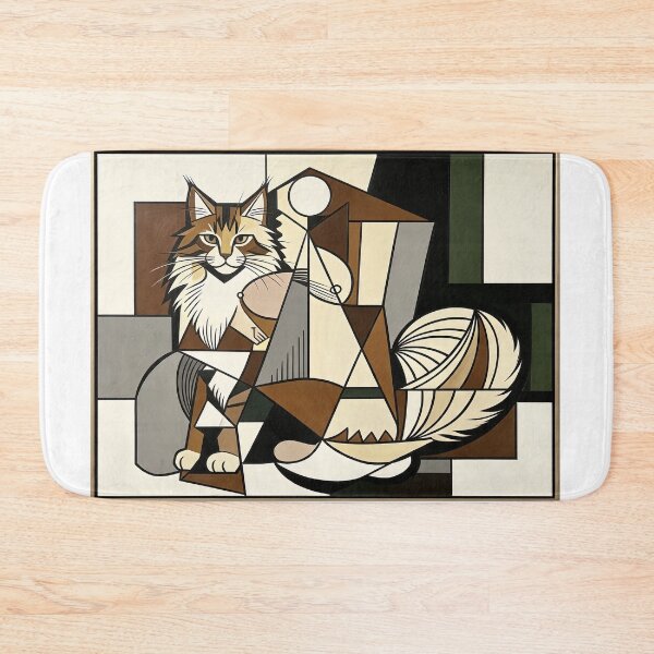 Item preview, cubist animal artwork designed and sold by forget45studio.