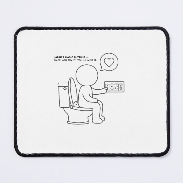 Item preview, Japan's Magic Toilet Buttons - Once You Try It You Miss It designed and sold by japan-picto.