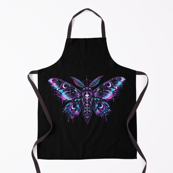Item preview, Glitch Moth – Cyber Occult Moth Art designed and sold by JupiterGlitchEmpire.