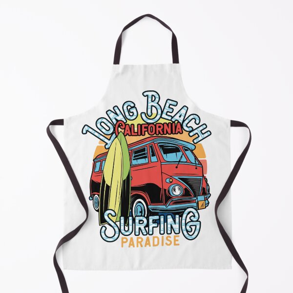 Item preview, Long Beach California Surfing Paradise Retro Surf Van Sunset Graphic designed and sold by heedooppod.