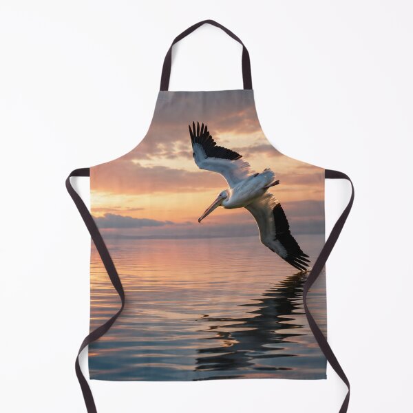 Item preview, Pelican Skimming the Sunset Sea designed and sold by Kimberly Palmer.