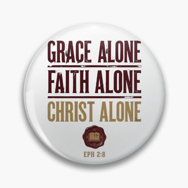 Item preview, Grace Alone Faith Alone Christ Alone Ephesians 2 8 T-Shirt designed and sold by Skotecky.