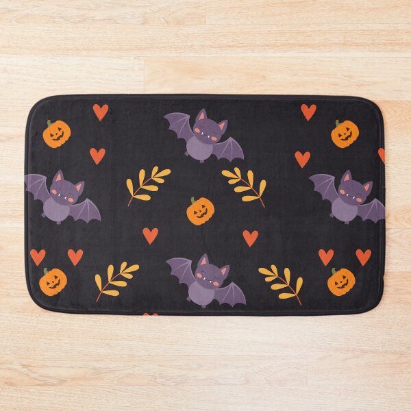 Item preview, Cute Bat Halloween Pattern Pumpkin Autumn Leaves designed and sold by ElenMart.