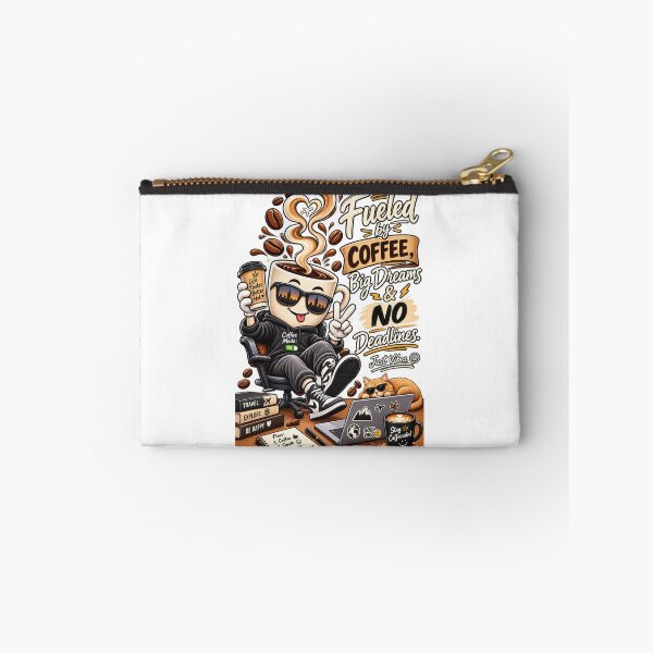 Item preview, Fueled by Coffee Big Dreams and No Deadlines Funny Office Work Humor designed and sold by TrendVault USA.