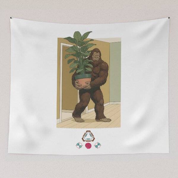 Item preview, The Gentle Sasquatch: Apartment Moving Day designed and sold by Whimsy Trail Co.