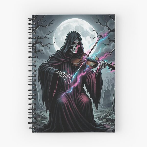 Item preview, The Grim Reaper playing the violin. designed and sold by MagelliShop.