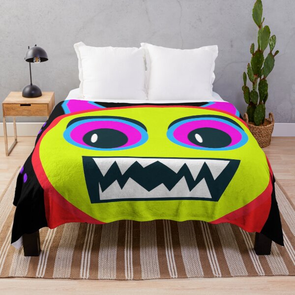 Item preview, Quirky Retro 90s Demon Emoji designed and sold by The Nomadic Designs.