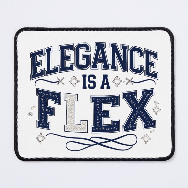 Item preview, Elegance Is a Flex. Luxury Preppy Rhinestone Fashion Statement designed and sold by Aarvya Fashion Club ( A.F.C ).