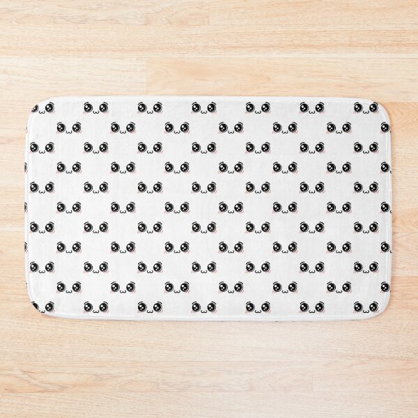 Item preview, Adorable kawaii owo blushing shiny eyes face pattern designed and sold by BlushyPrint.