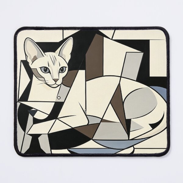 Item preview, cubist animal artwork designed and sold by forget45studio.