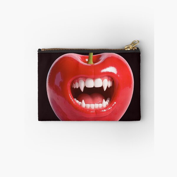 Item preview, Vampire Cherry Monster Mouth with Sharp Fangs 3D Artwork designed and sold by OksArtStudio.