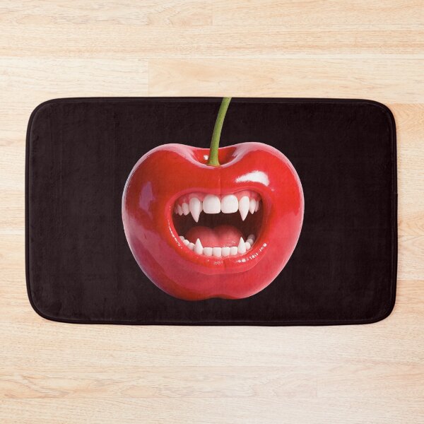 Item preview, Vampire Cherry Monster Mouth with Sharp Fangs 3D Artwork designed and sold by OksArtStudio.