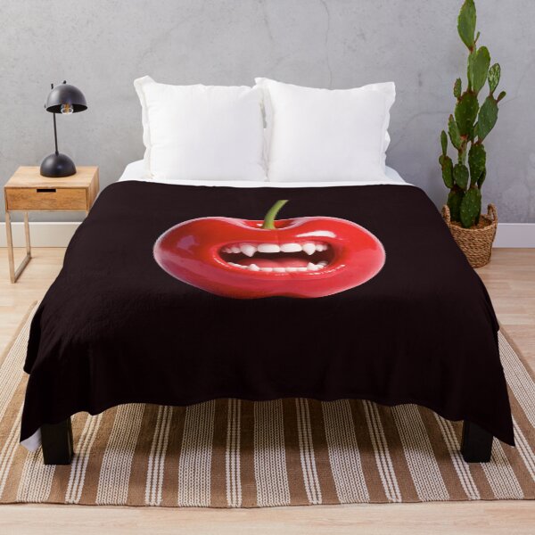 Item preview, Vampire Cherry Monster Mouth with Sharp Fangs 3D Artwork designed and sold by OksArtStudio.