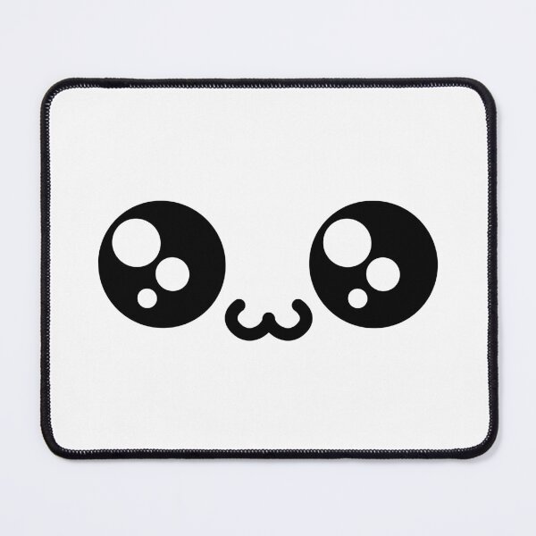 Item preview, Lovely kawaii owo shiny eyes face designed and sold by BlushyPrint.