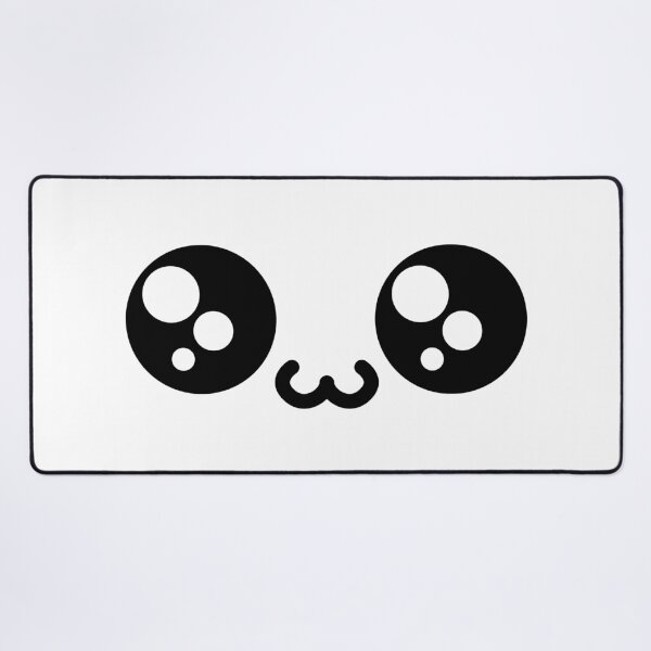 Item preview, Lovely kawaii owo shiny eyes face designed and sold by BlushyPrint.