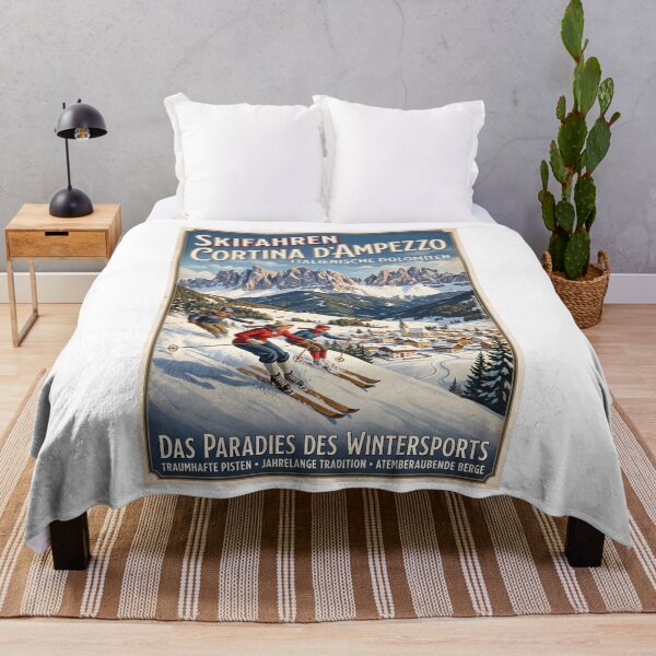 Item preview, Skiing in Cortina D'Ampezzo designed and sold by Theodor Decker.
