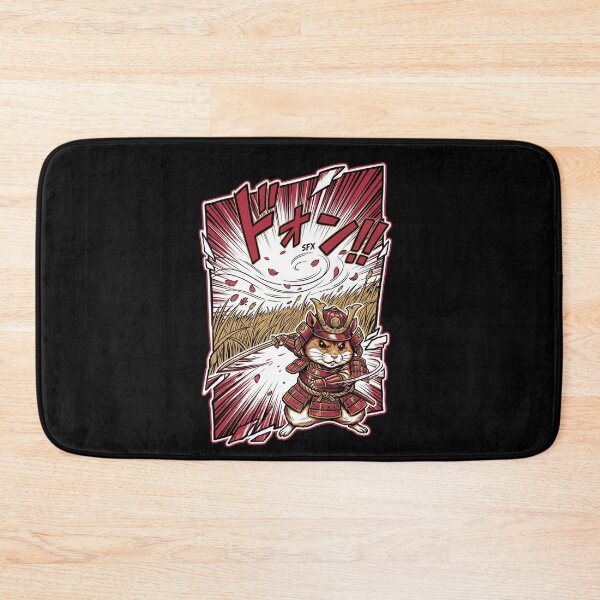 Item preview, Samurai Hamster Shonen Manga Katana Slash Japanese Anime Aesthetic designed and sold by mood-draftsman.