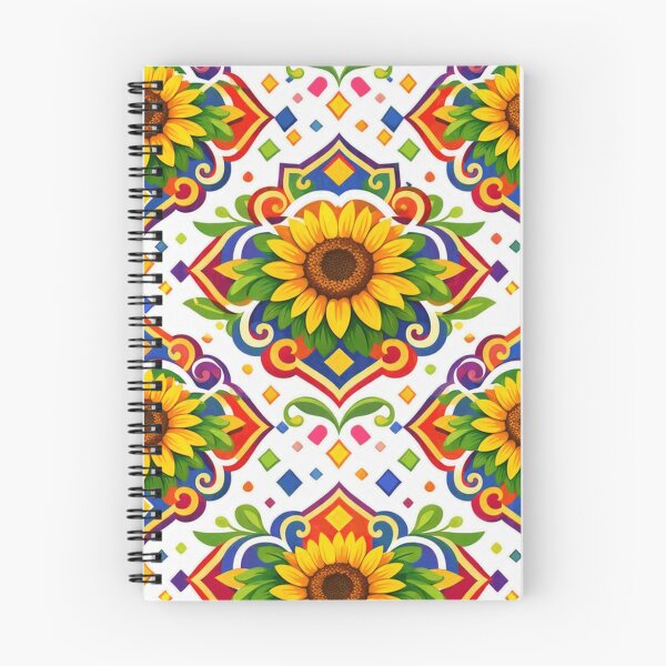 Item preview, Pastel Geometric Sunflower Pattern designed and sold by hepopatterns.