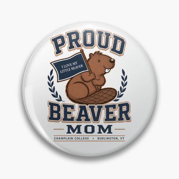 Item preview, Proud Beaver Mom – Champlain College designed and sold by daintyriot.
