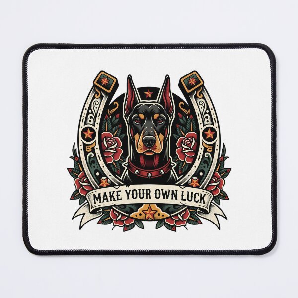 Item preview, Vintage Doberman Horseshoe Stick Design designed and sold by SHOP-Corner.