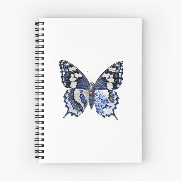 Item preview, Blue Porcelain Butterfly - Watercolor Vintage Butterfly Art designed and sold by Brandady.