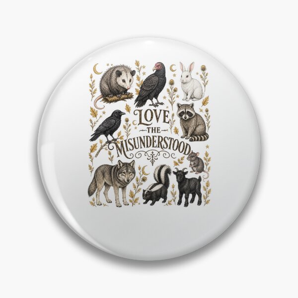 Item preview, Love The Misunderstood Woodland Creatures Wildlife Animal designed and sold by Juansustait.