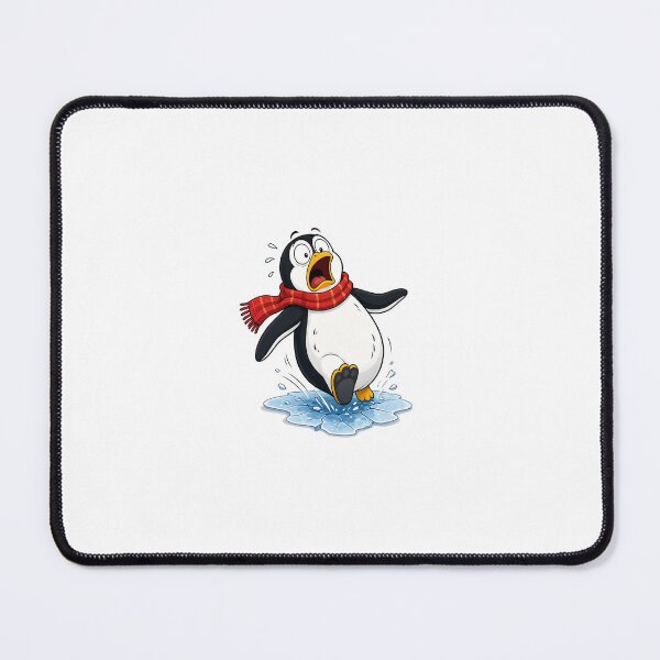 Item preview, Funny Sliding Penguin Cartoon designed and sold by Meemana.