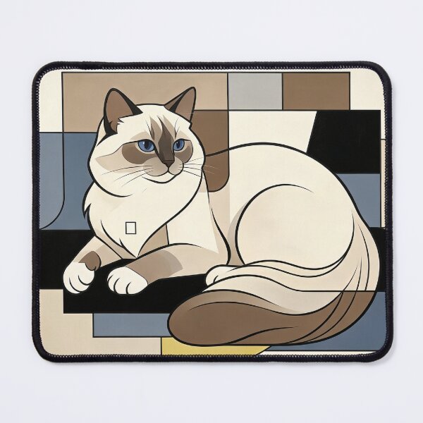 Item preview, cubist animal artwork designed and sold by forget45studio.