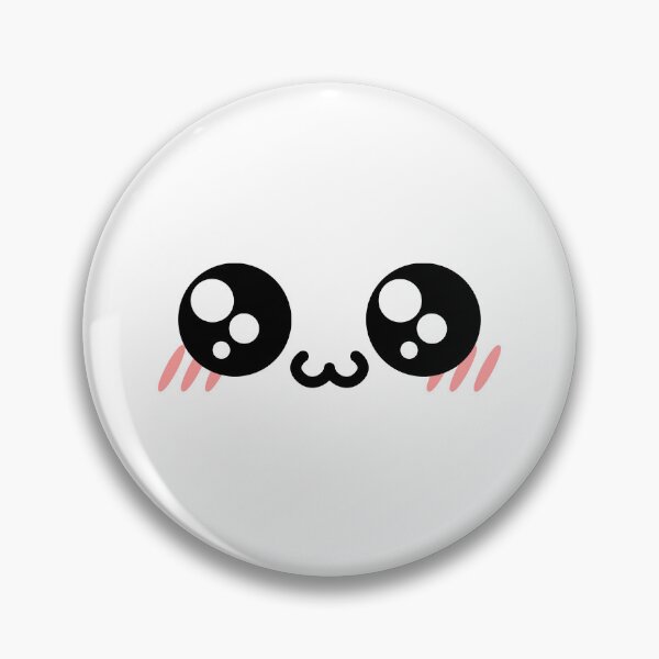 Item preview, Lovely kawaii owo blushing shiny eyes face designed and sold by BlushyPrint.
