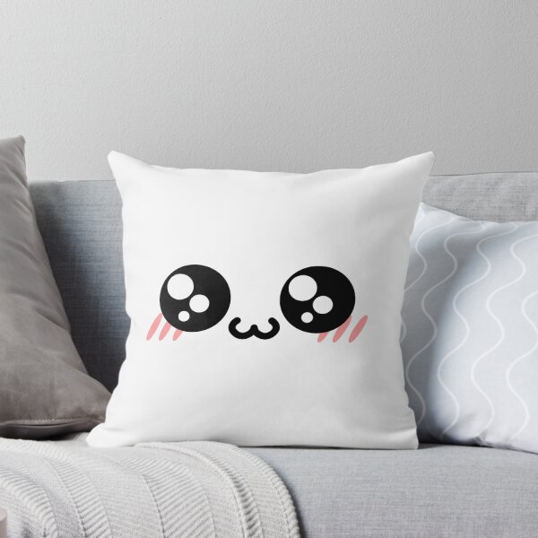 Item preview, Lovely kawaii owo blushing shiny eyes face designed and sold by BlushyPrint.