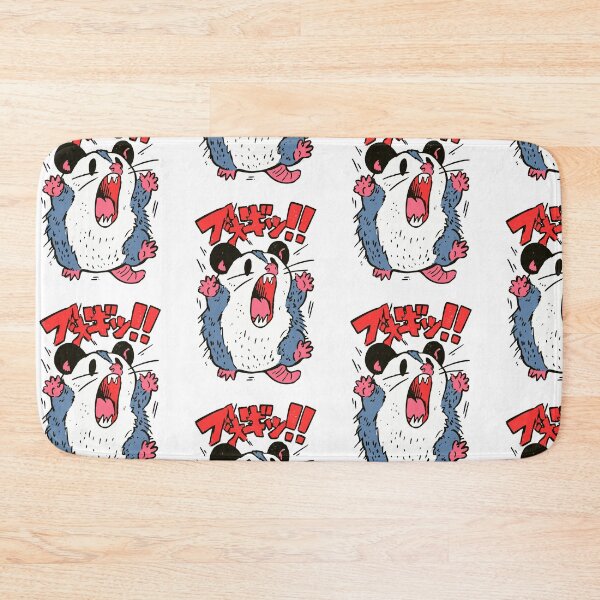 Item preview, Angry Opossum Screaming Japanese Sound Effect | Manga Trash Mammal Art designed and sold by kuwagatamushi.