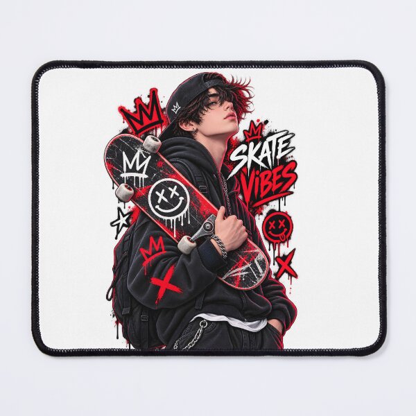 Item preview, Skate Vibes Rebel Boy Graffiti Streetwear Art designed and sold by TinyWeird.