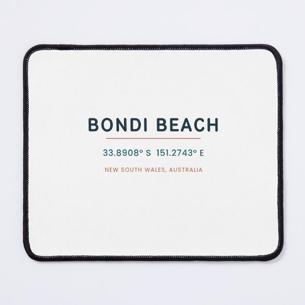 Item preview, Bondi Beach Coordinates Minimalist Design designed and sold by BondiDrift.