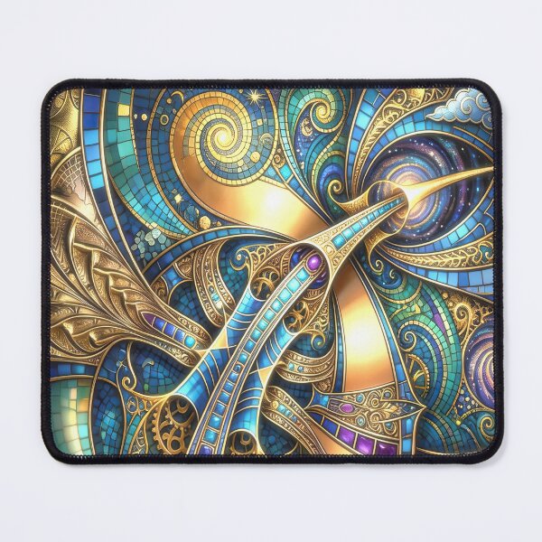 Item preview, Cosmic Celestial Art Nouveau Mosaic designed and sold by Frackxion.