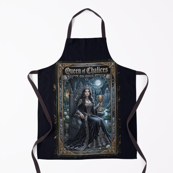 Item preview, Queen of Chalices- tarot card designed and sold by Studio77-Gothic.