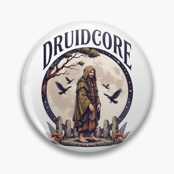 Item preview, Druidcore Moon Ritual Halloween Forest Witch Graphic Tee v1 designed and sold by DarylWelsh2024.