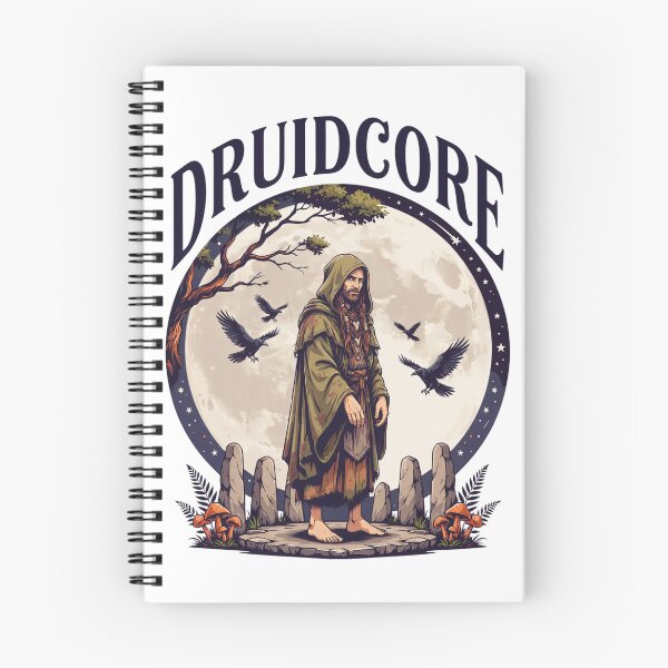 Item preview, Druidcore Moon Ritual Halloween Forest Witch Graphic Tee v1 designed and sold by DarylWelsh2024.