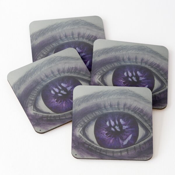 Item preview, Mystic Violet - Purple Third Eye Art Drawing designed and sold by MAISON SYLVIE.