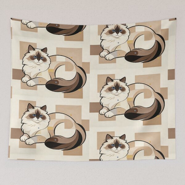 Item preview, cubist animal artwork designed and sold by forget45studio.