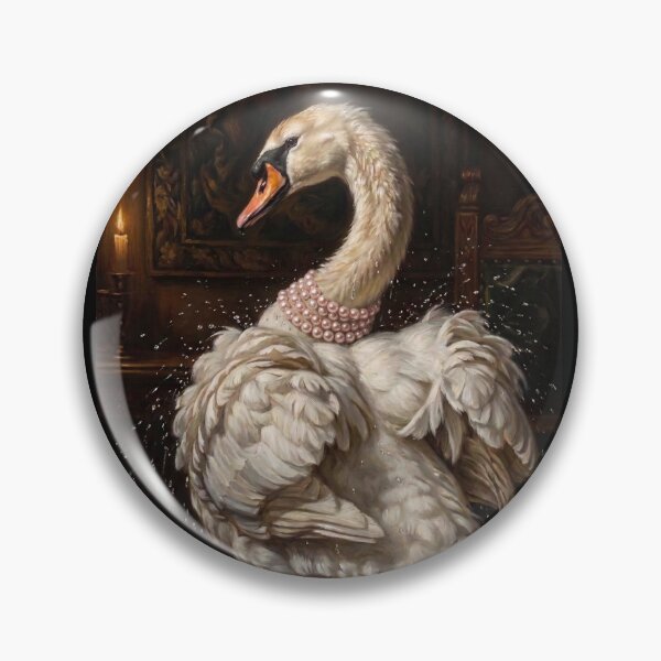 Item preview, White Swan Pink Pearl Choker designed and sold by The Real Beast Art.