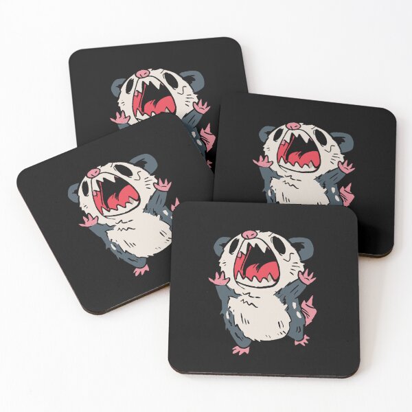 Item preview, Angry Opossum Screaming Japanese Sound Effect | Manga Trash Mammal Art designed and sold by kuwagatamushi.